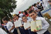 Nicaraguan children celebrate 13 years of free education