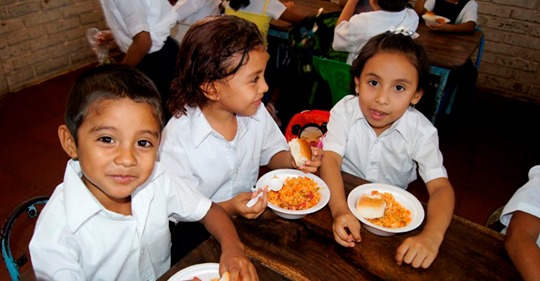 Over 1.2 million children in Nicaragua receive free school meals