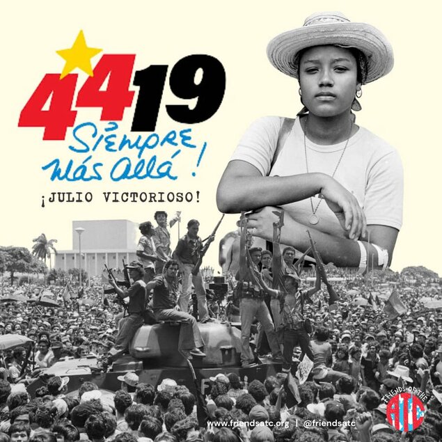 July 19th will be the 44th anniversary of the Nicaraguan Revolution. Pic by Friends of the ATC (Rural Workers Association) - www.friendsatc.org